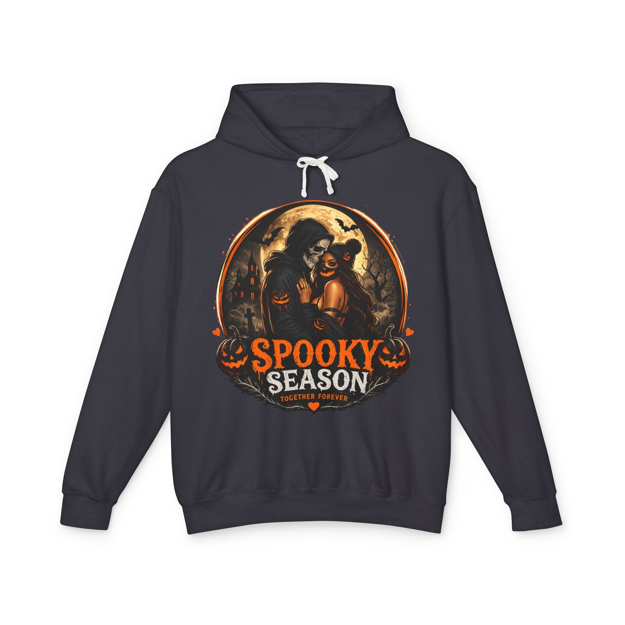 Spooky Season Hoodie — Vintage Skeleton & Halloween Sweatshirt