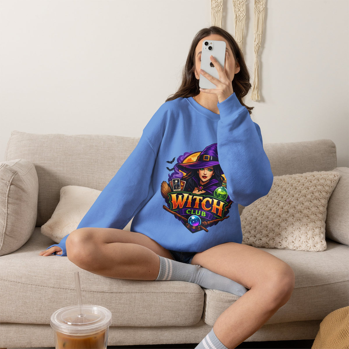 Witch Club Crewneck Sweatshirt – Halloween Witch