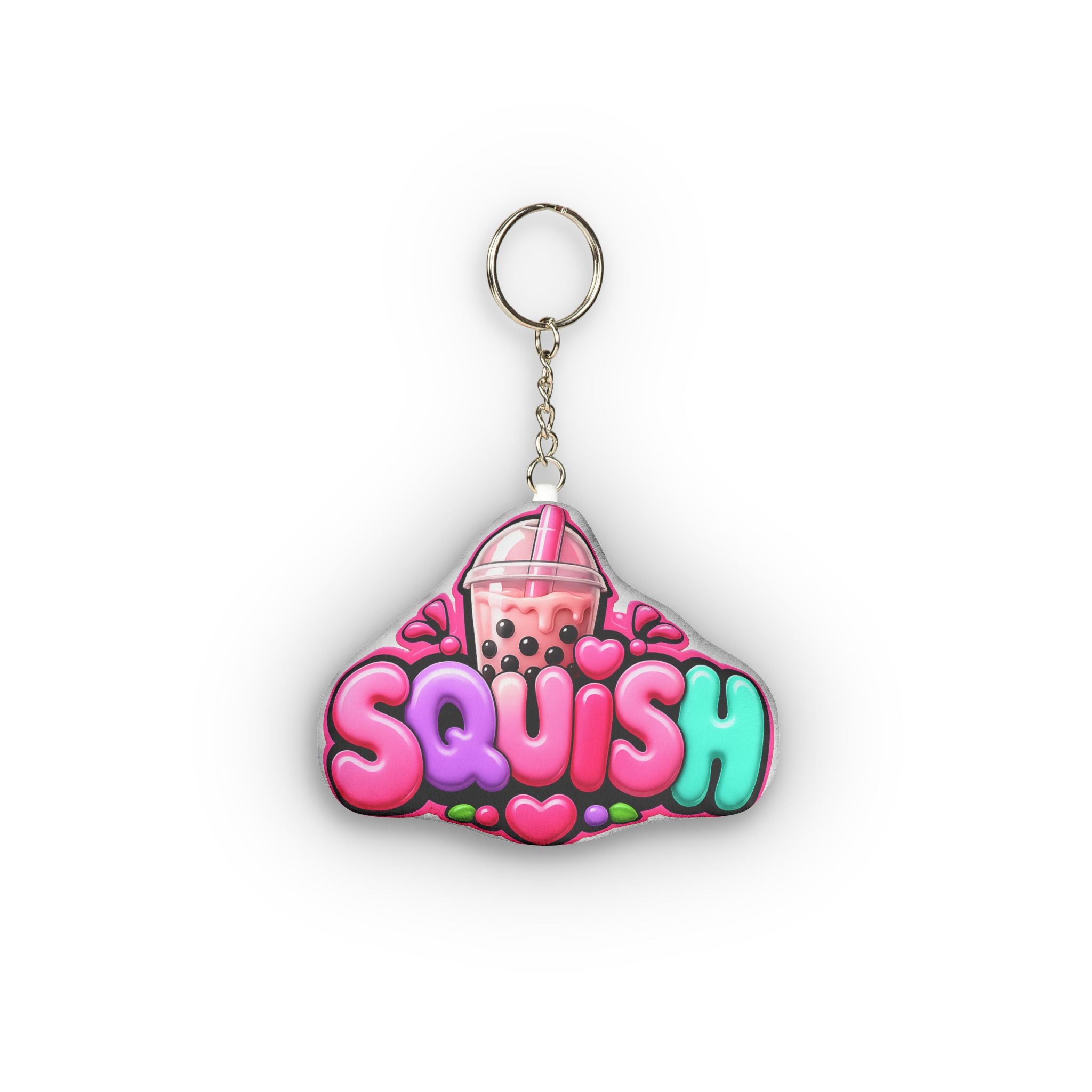 Bubble Tea 'SQUISH' Mini Plush Keychain
