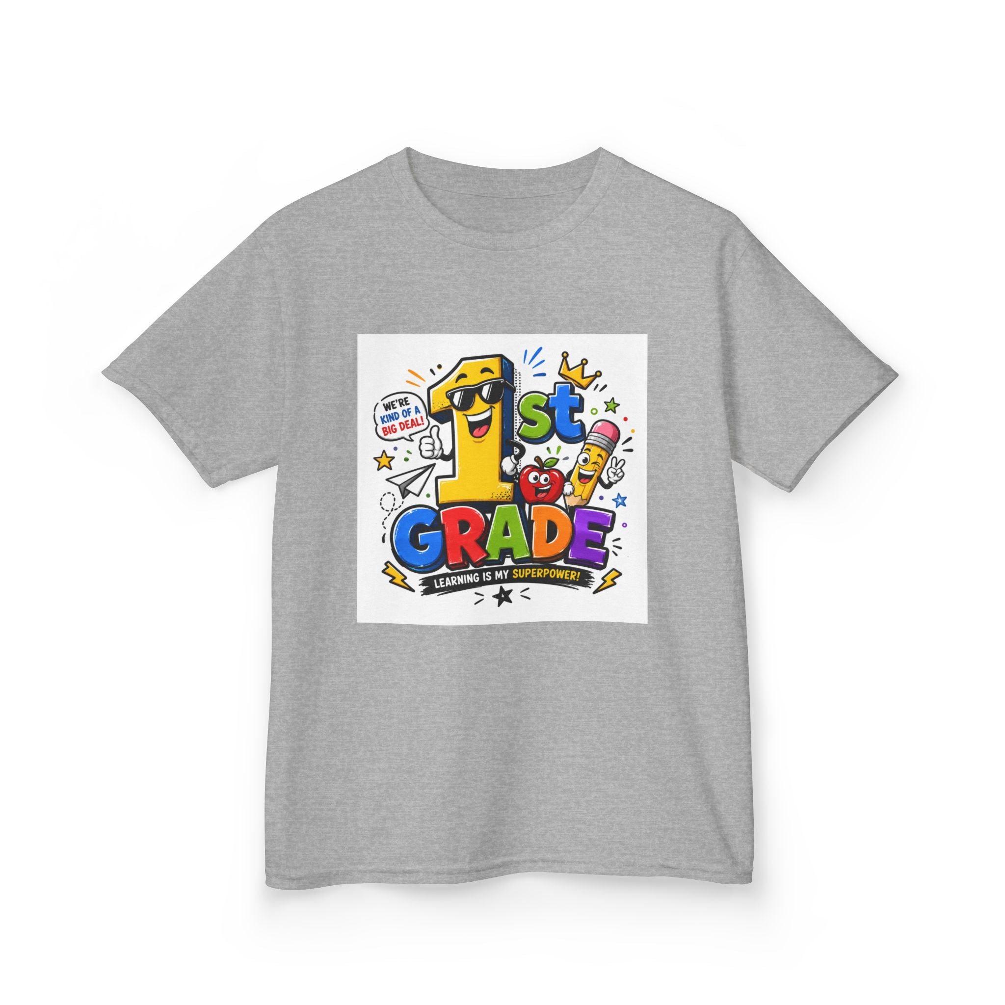 1st Grade Kids Back-to-School Tee
