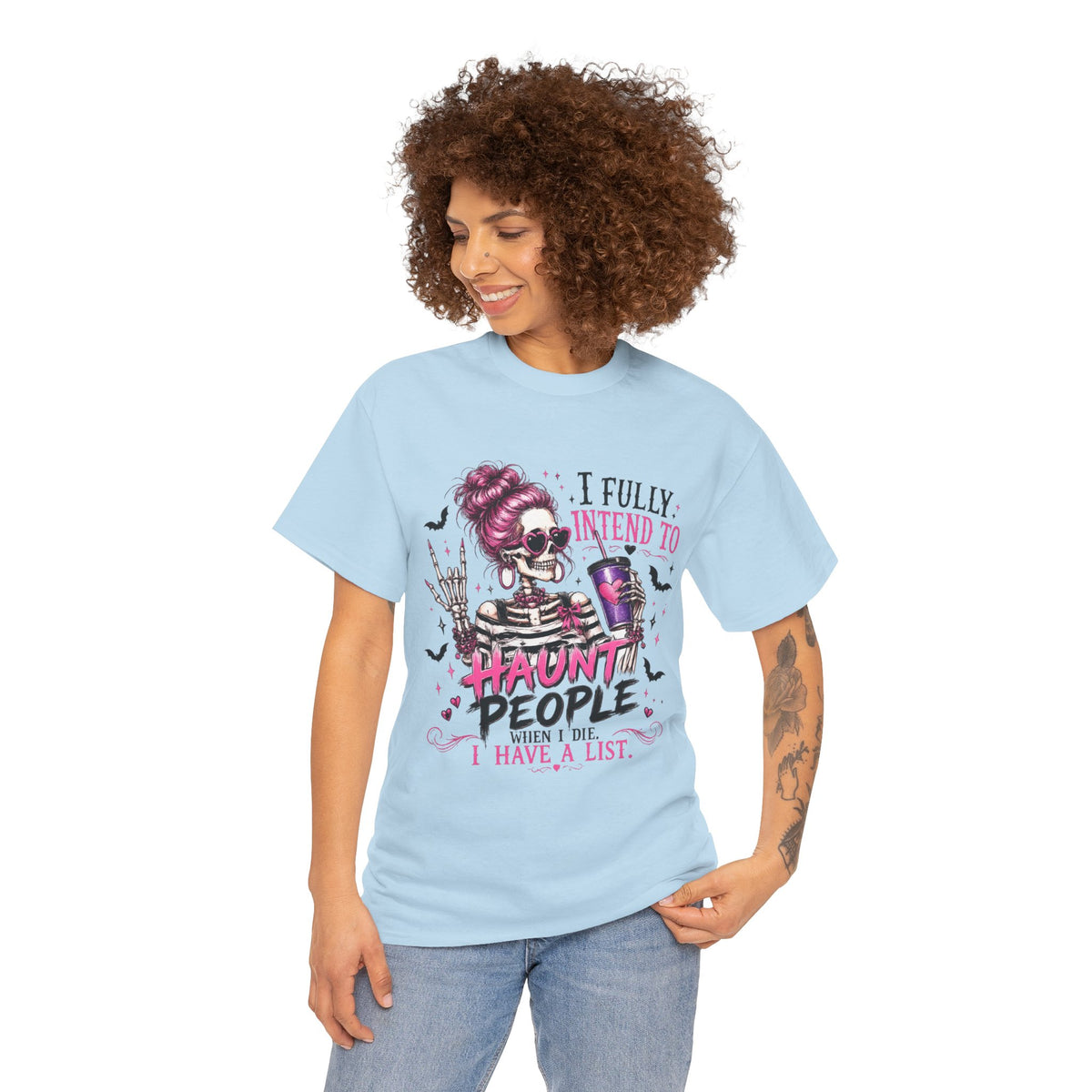 Haunted People Skull Tee