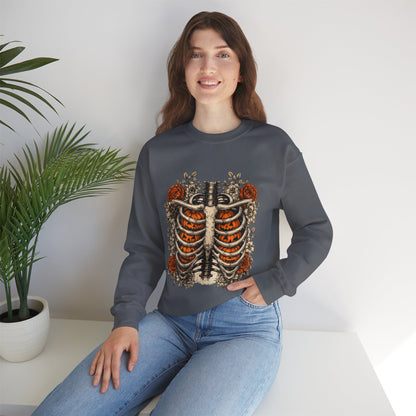 Rib Cage Floral Crewneck Sweatshirt