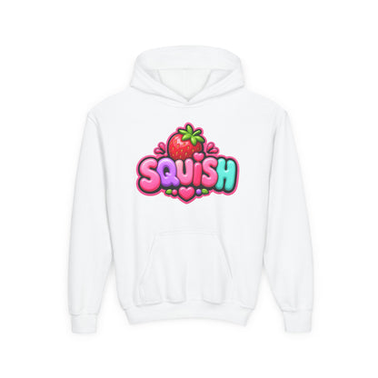 Cute 'Squish' Strawberry Graphic Pullover