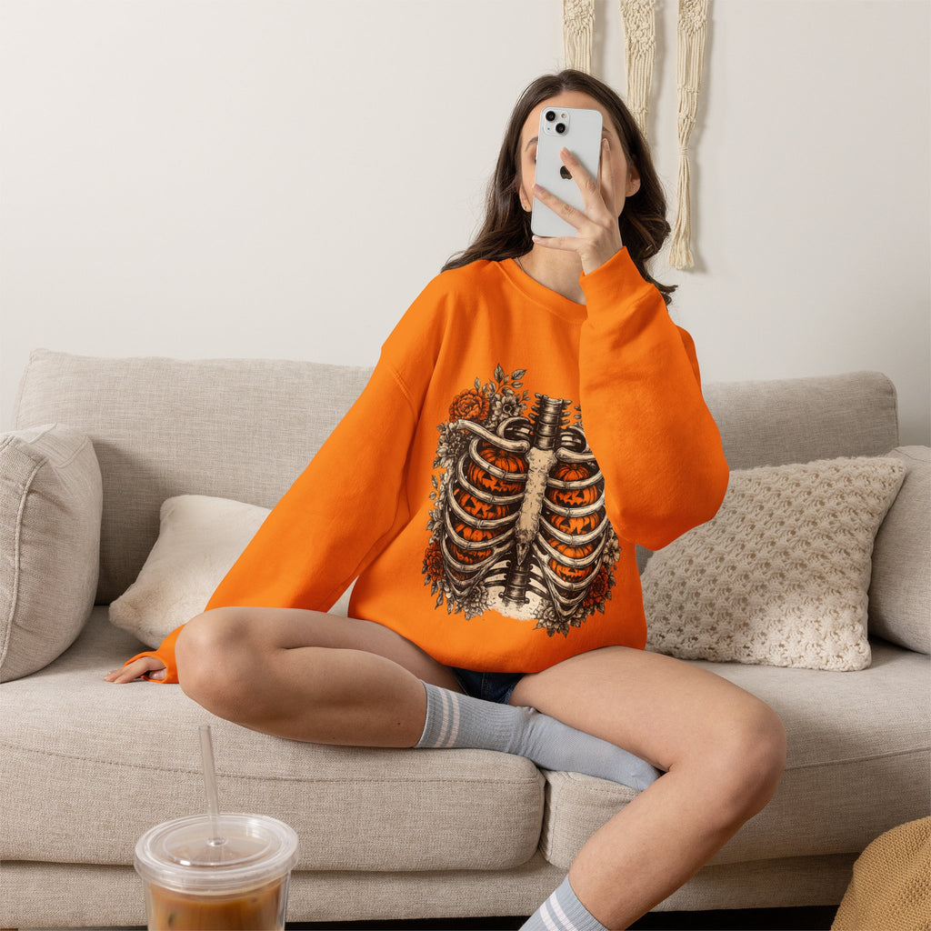 Rib Cage Floral Crewneck Sweatshirt