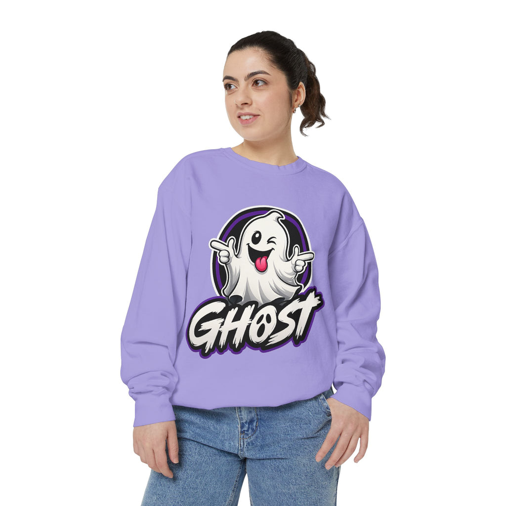 Ghost Graphic Sweatshirt — Playful Halloween Crewneck
