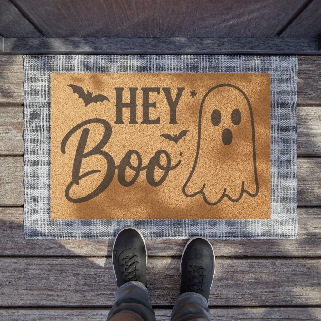 Hey Boo Halloween Doormat