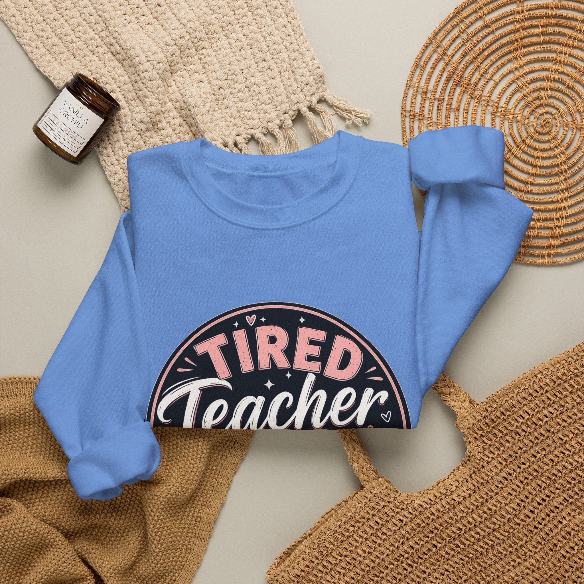 Tired Teacher Club Sweatshirt