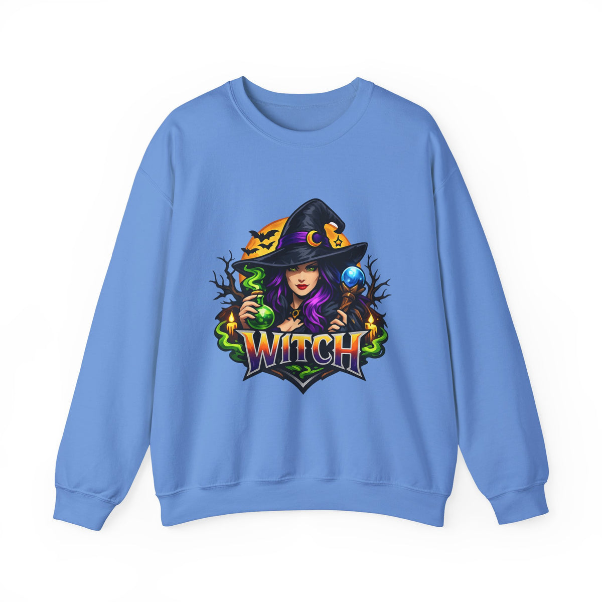 Witch Graphic Sweatshirt – Mystic Witch Halloween Crewneck