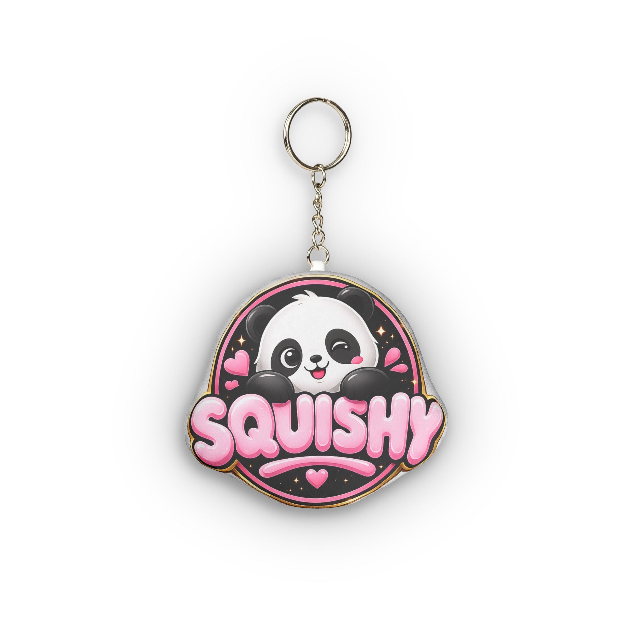 Squishy Panda Mini Plush Keychain