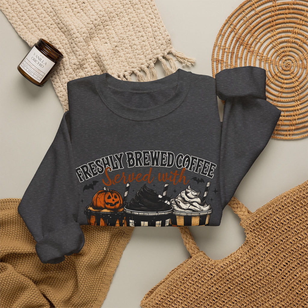 Halloween Coffee Sweatshirt