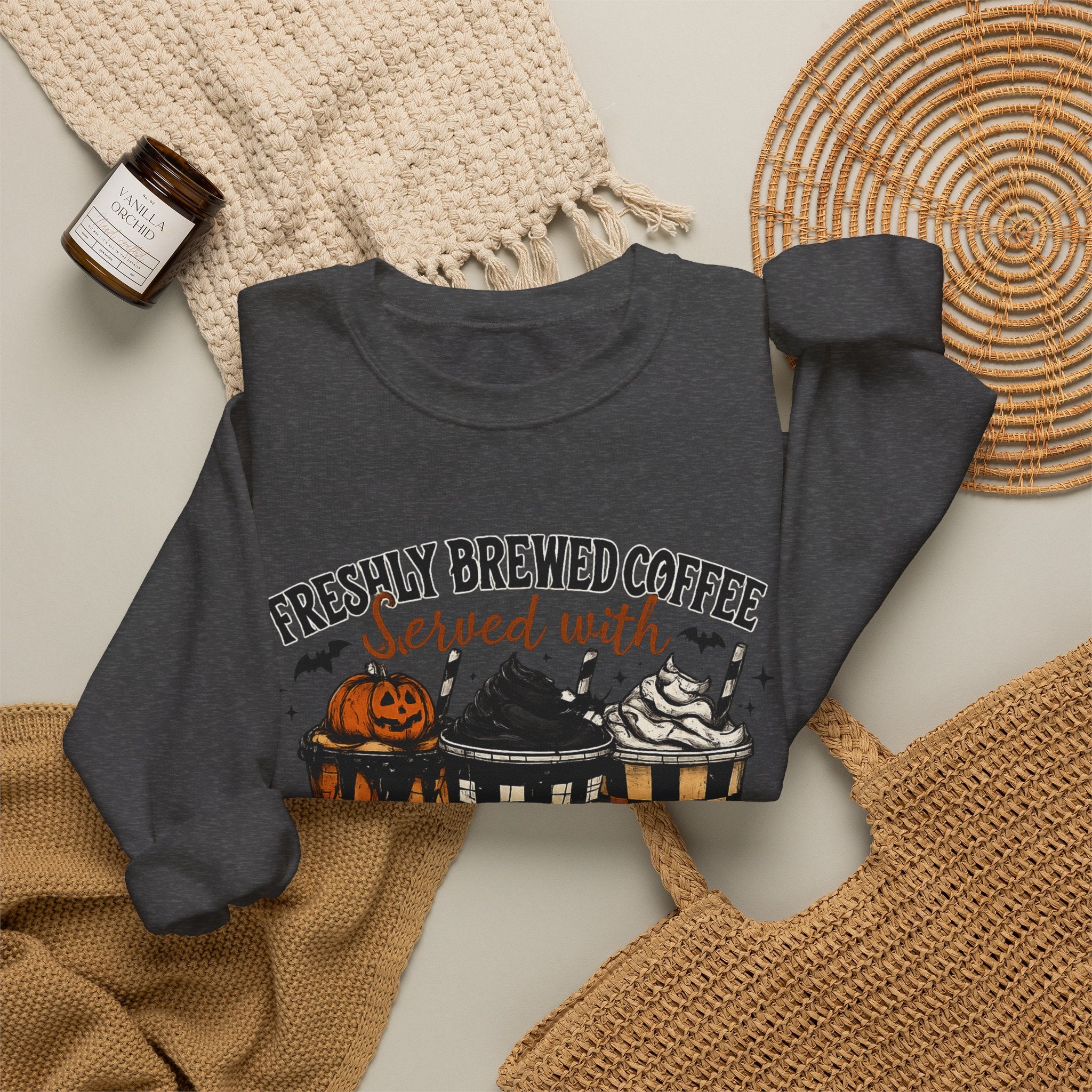 Halloween Coffee Sweatshirt
