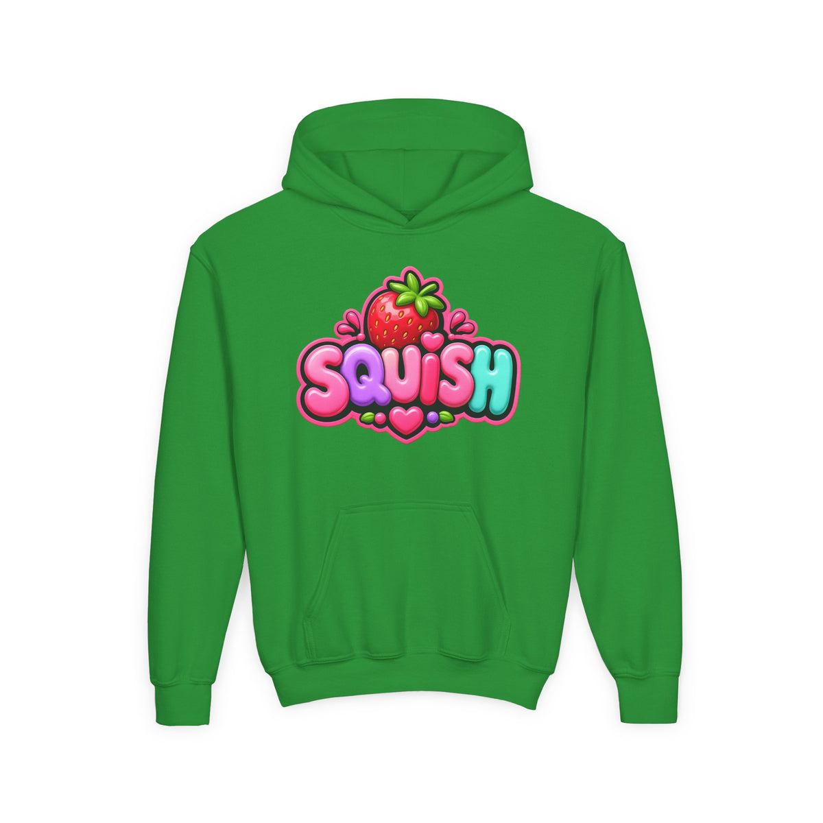 Cute 'Squish' Strawberry Graphic Pullover