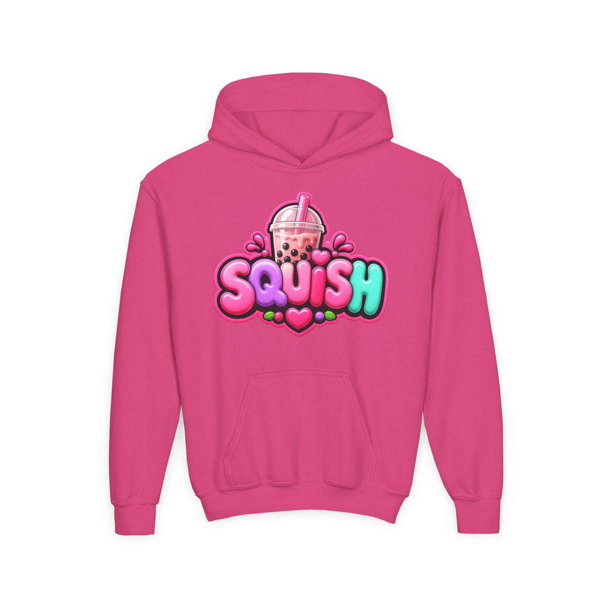 Cute 'Squish' Boba Tea Graphic Pullover