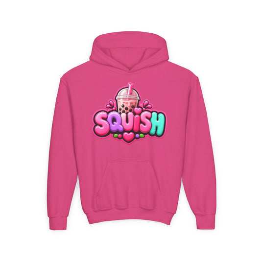 Cute 'Squish' Boba Tea Graphic Pullover