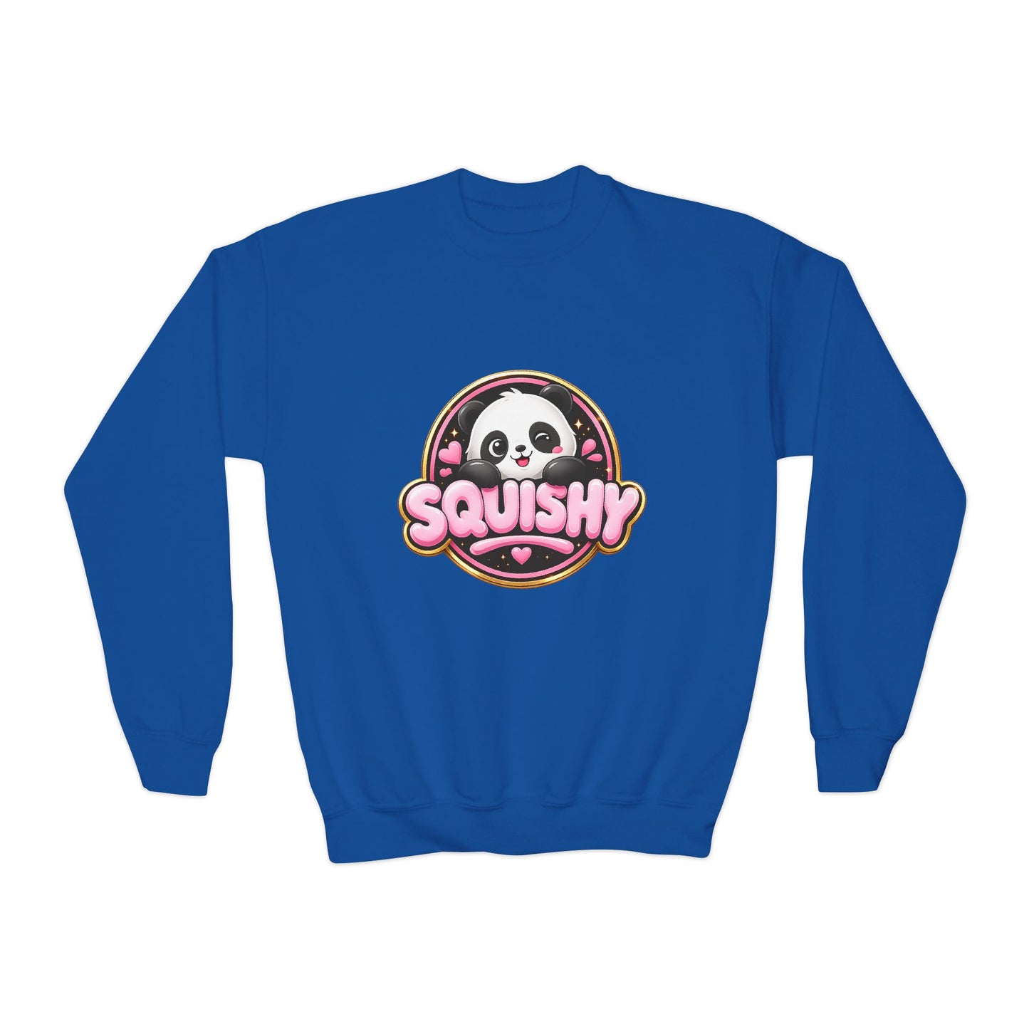 Kids 'Squishy' Panda Crewneck Sweatshirt – Cute Plush Graphic