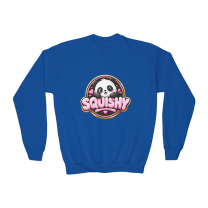 Kids 'Squishy' Panda Crewneck Sweatshirt – Cute Plush Graphic