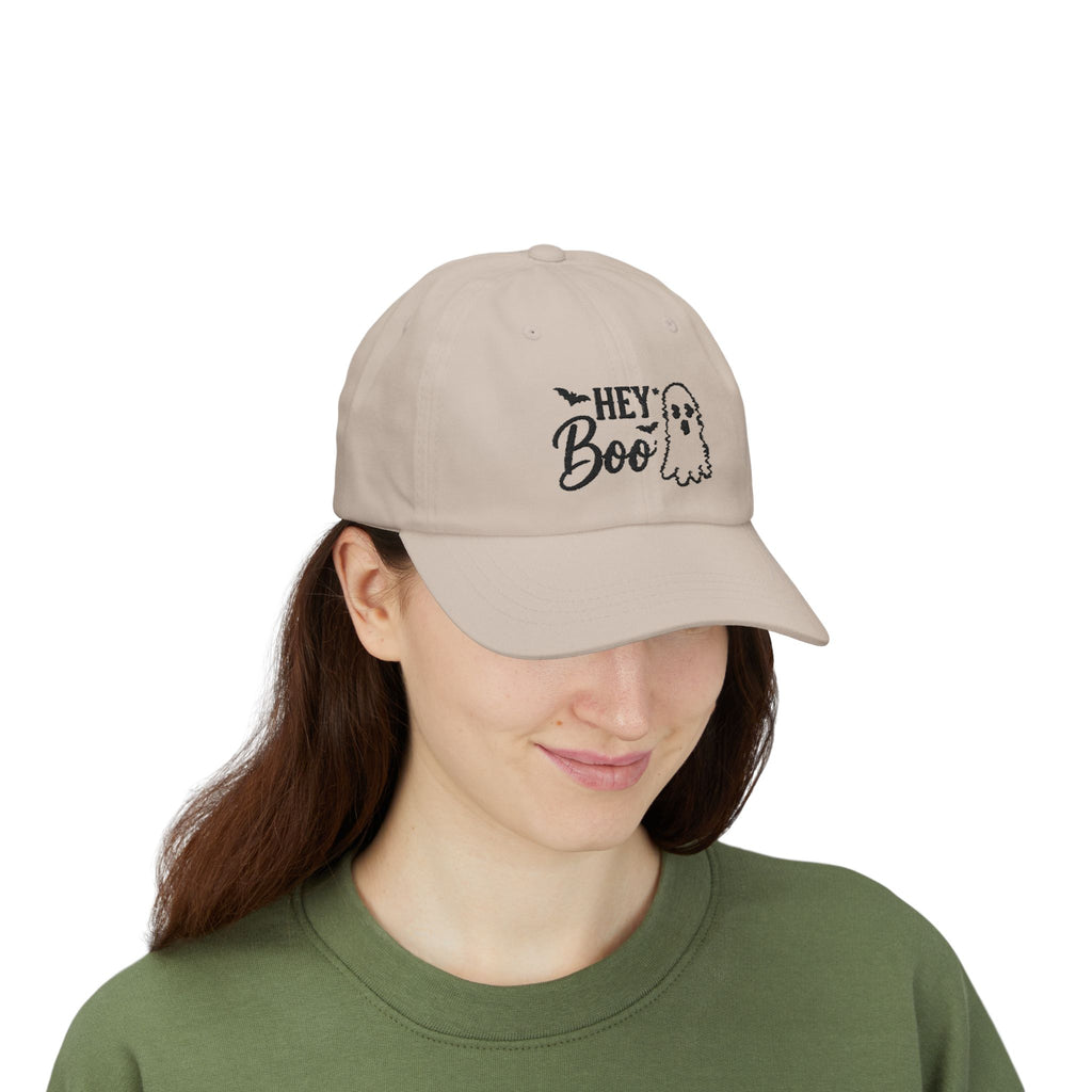 Hey Boo Ghost Halloween Cap