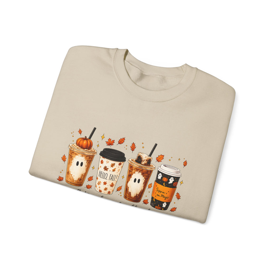 Autumn Cozy Coffee Crewneck Sweatshirt