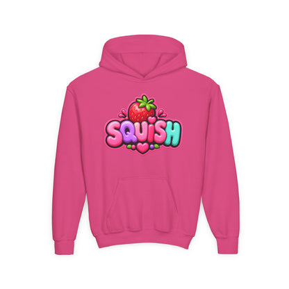 Cute 'Squish' Strawberry Graphic Pullover