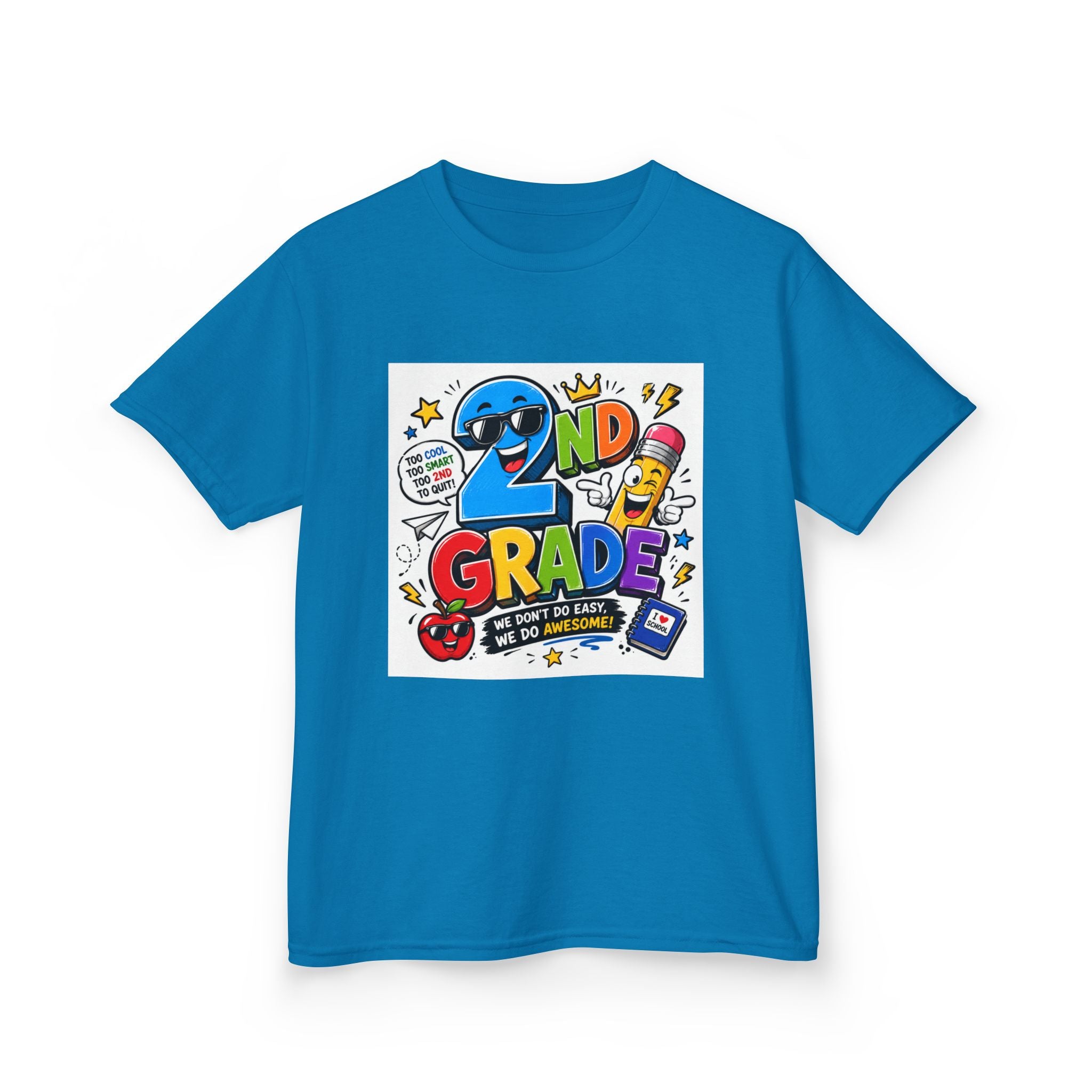 2nd Grade Kids Back to School Tee