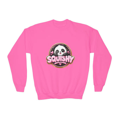 Kids 'Squishy' Panda Crewneck Sweatshirt – Cute Plush Graphic