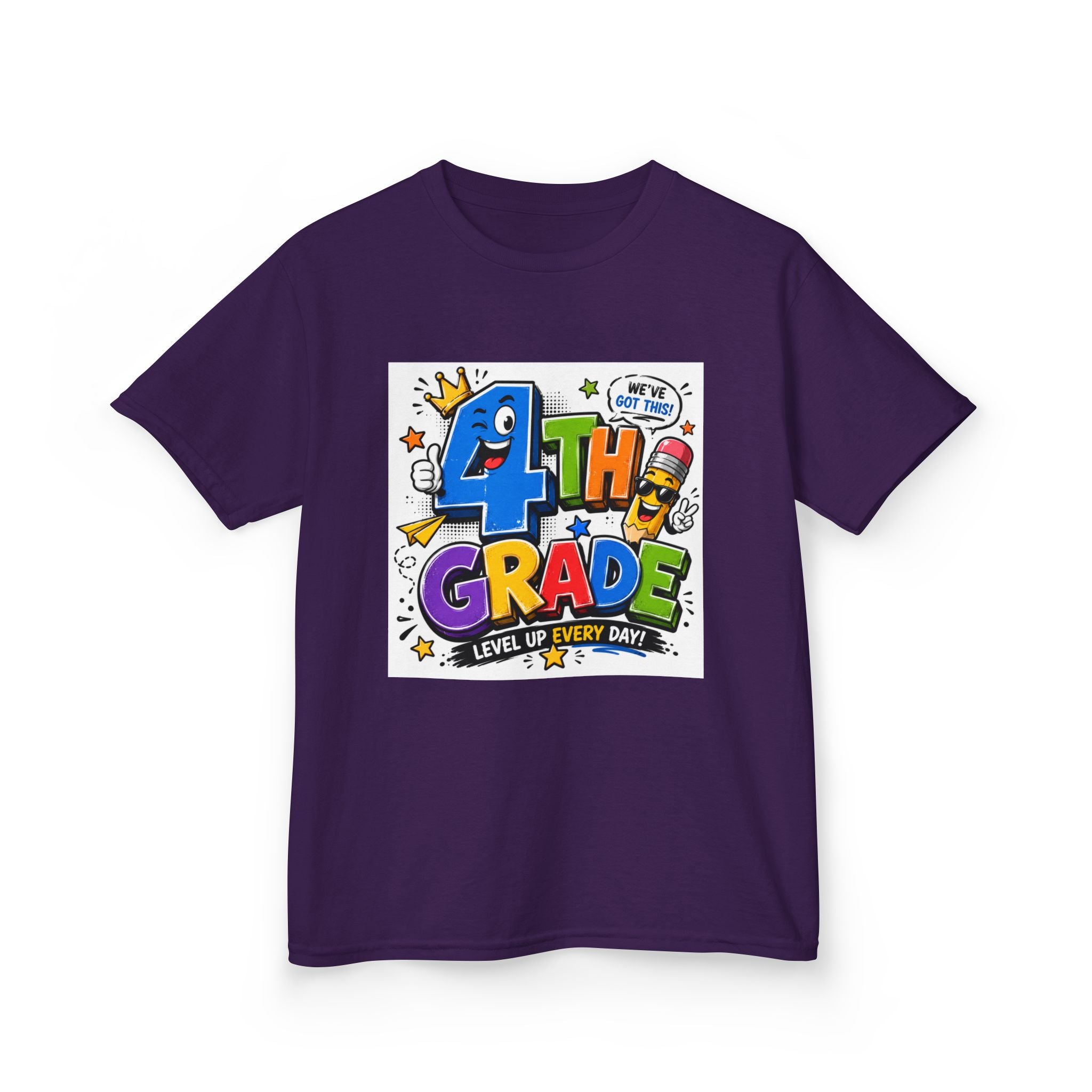 4th Grade Kids School Tee