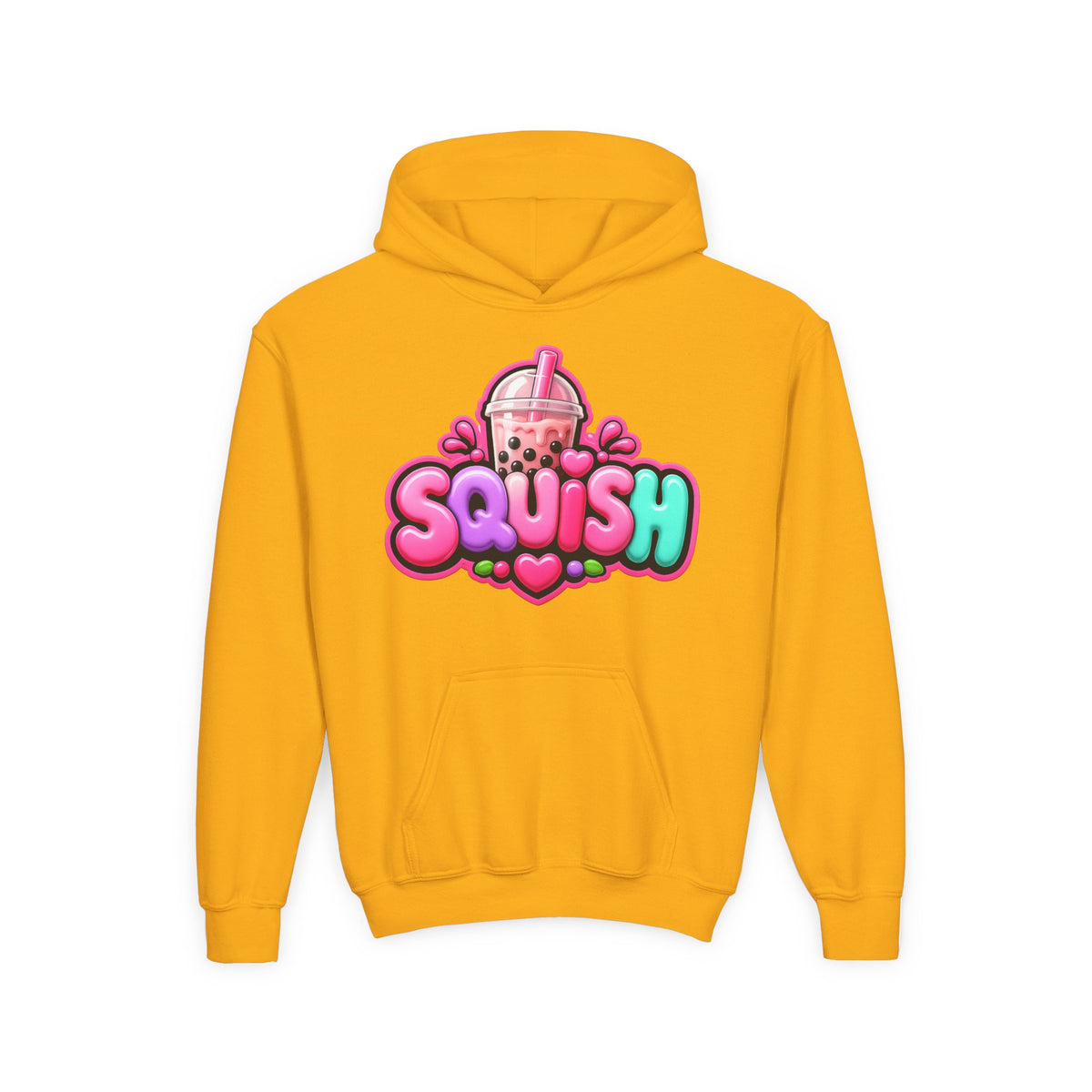 Cute 'Squish' Boba Tea Graphic Pullover