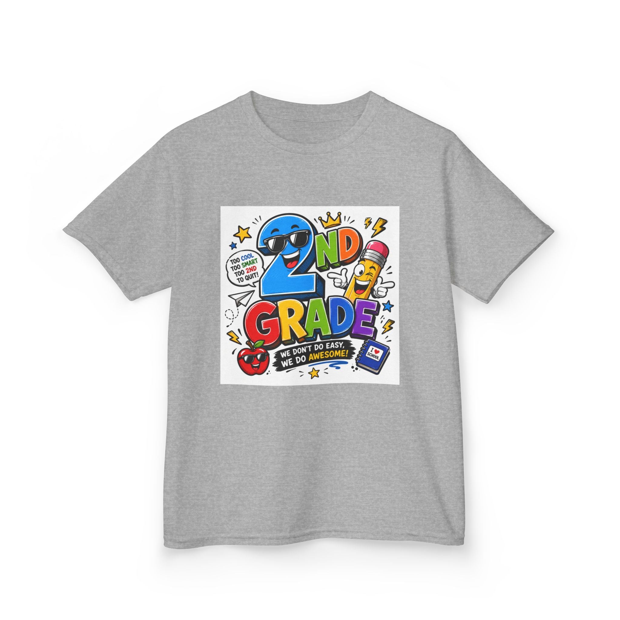 2nd Grade Kids Back to School Tee