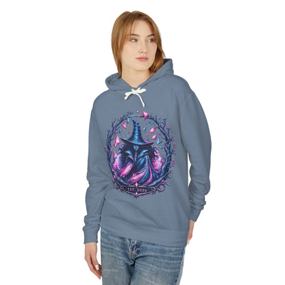 Witch Raven Hoodie — Mystical Gothic Witchcraft Pullover