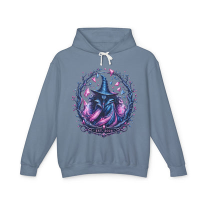 Witch Raven Hoodie — Mystical Gothic Witchcraft Pullover