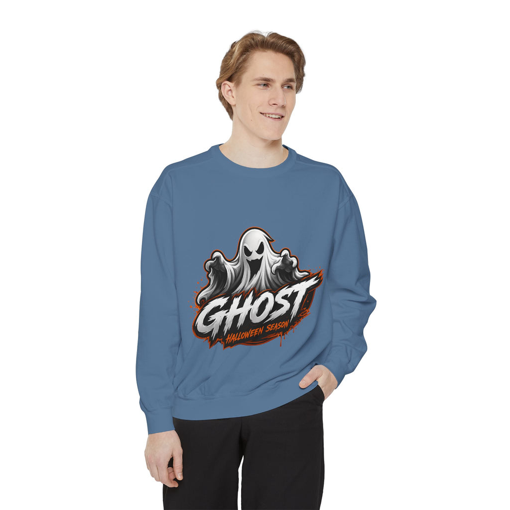 Ghost Halloween Sweatshirt — Spooky "Halloween Season" Graphic Crewneck