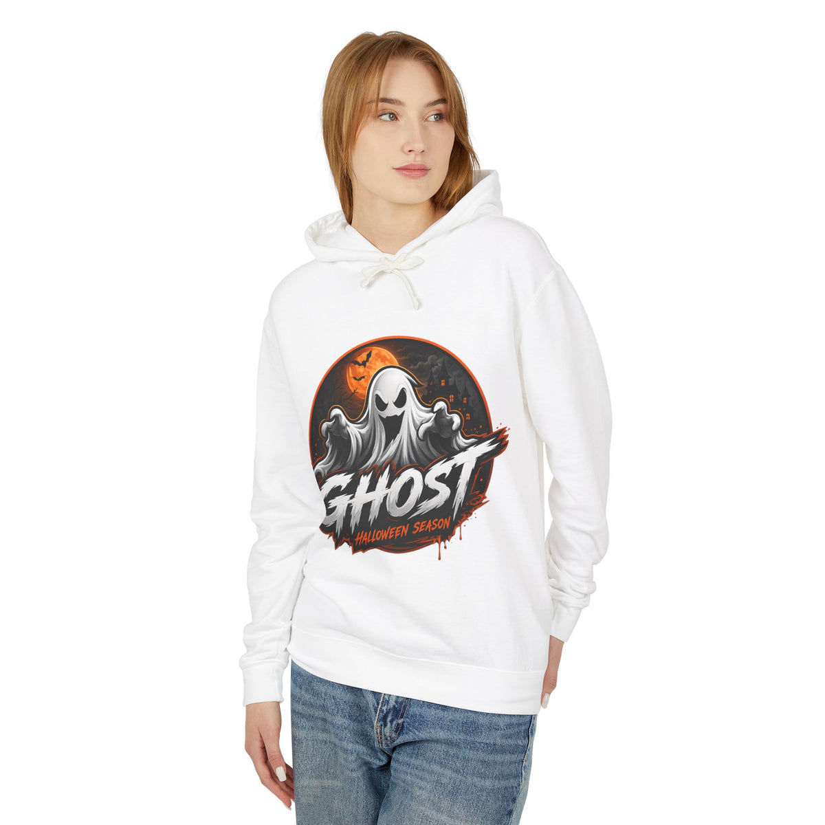 Ghost Halloween Hoodie — Spooky Haunted Season Pullover