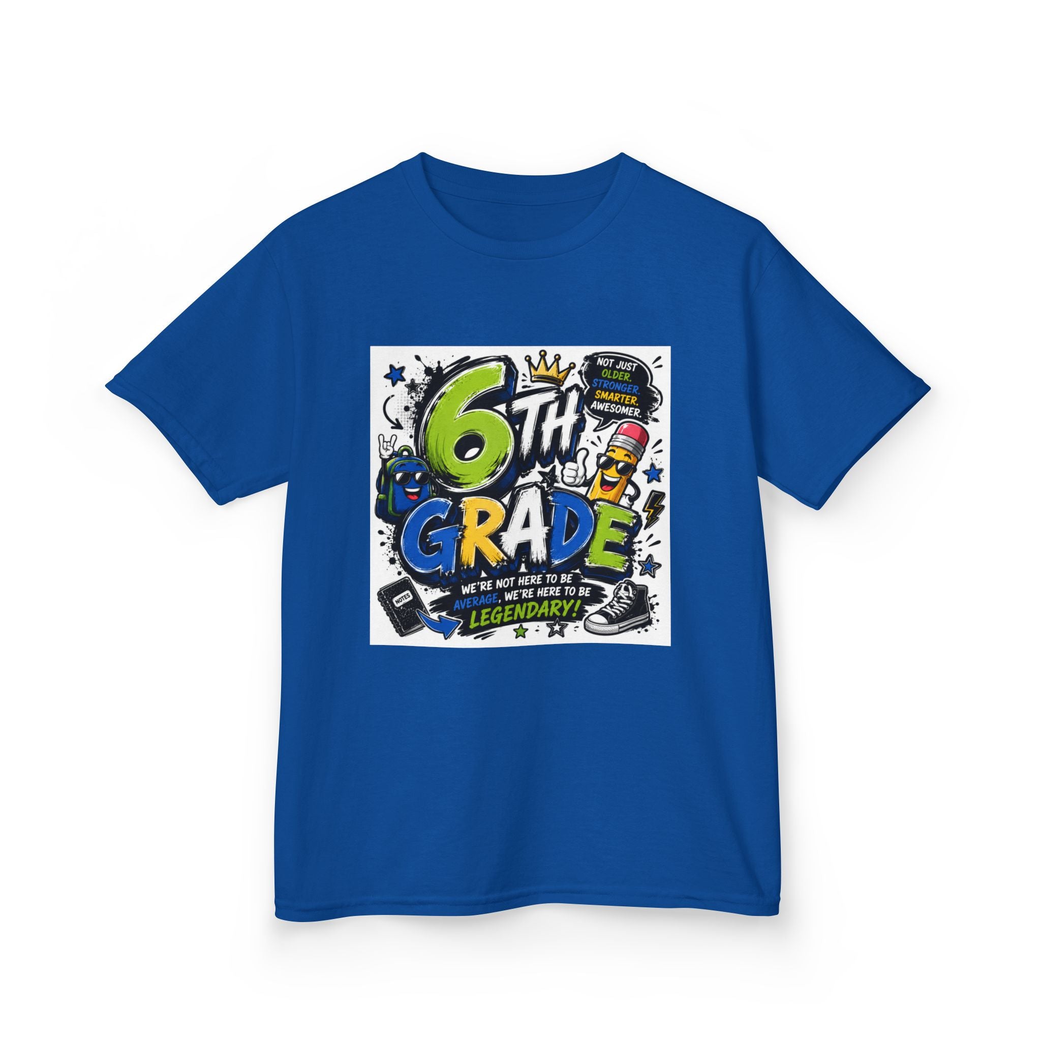 6th Grade Kids Back to School Tee