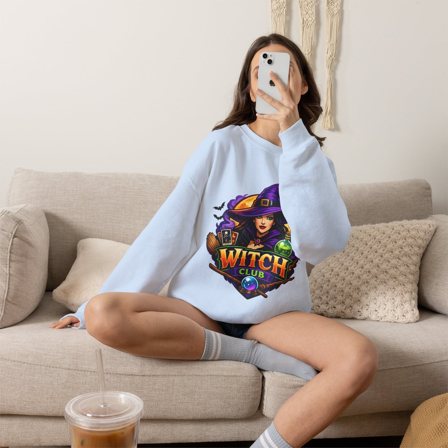 Witch Club Crewneck Sweatshirt – Halloween Witch