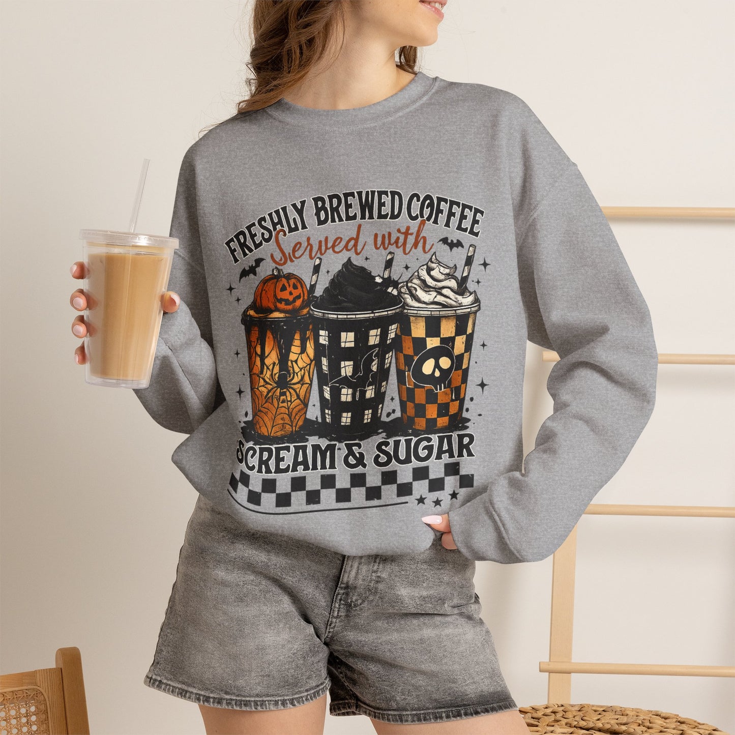 Halloween Coffee Sweatshirt