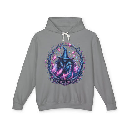 Witch Raven Hoodie — Mystical Gothic Witchcraft Pullover