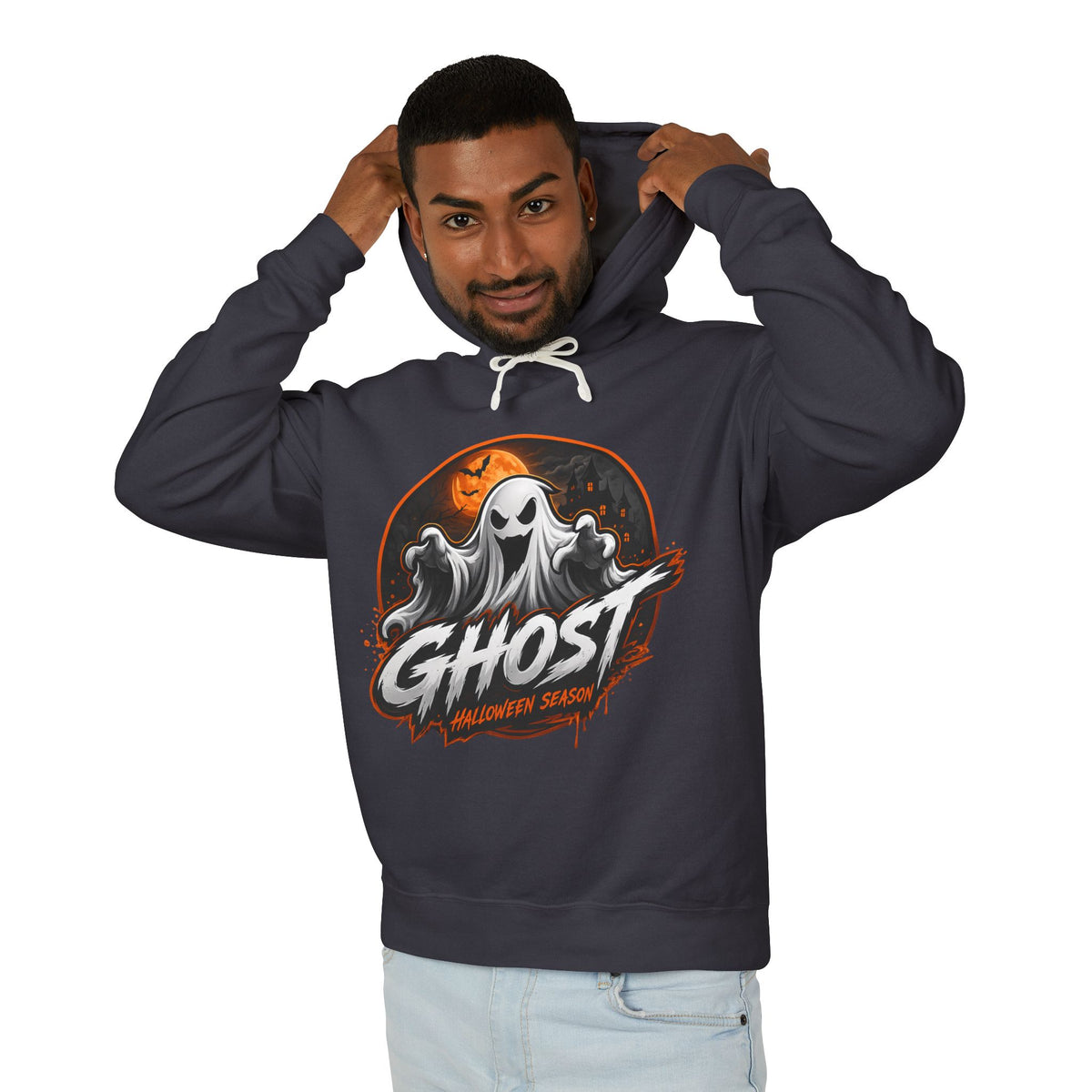 Ghost Halloween Hoodie — Spooky Haunted Season Pullover