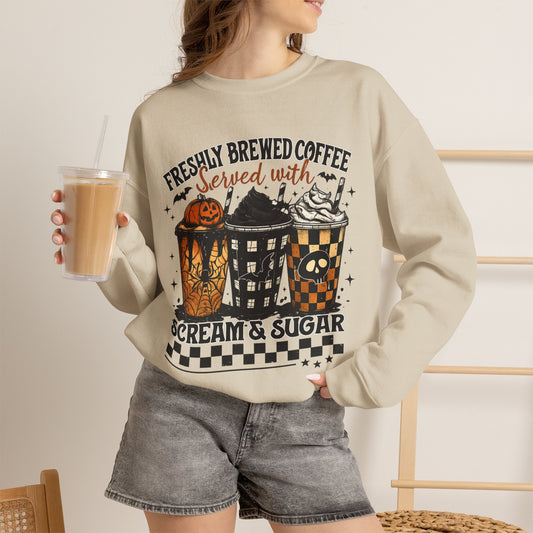 Halloween Coffee Sweatshirt