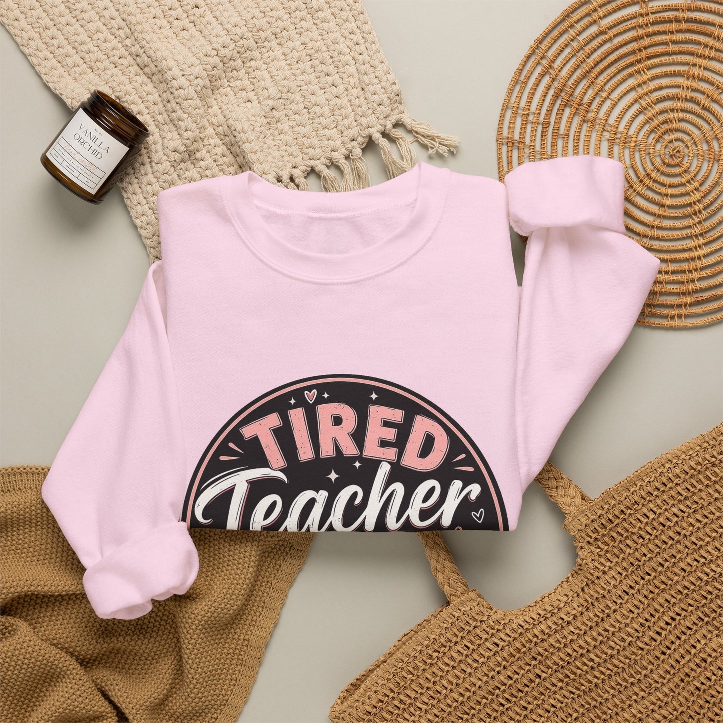 Tired Teacher Club Sweatshirt