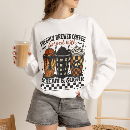 Halloween Coffee Sweatshirt