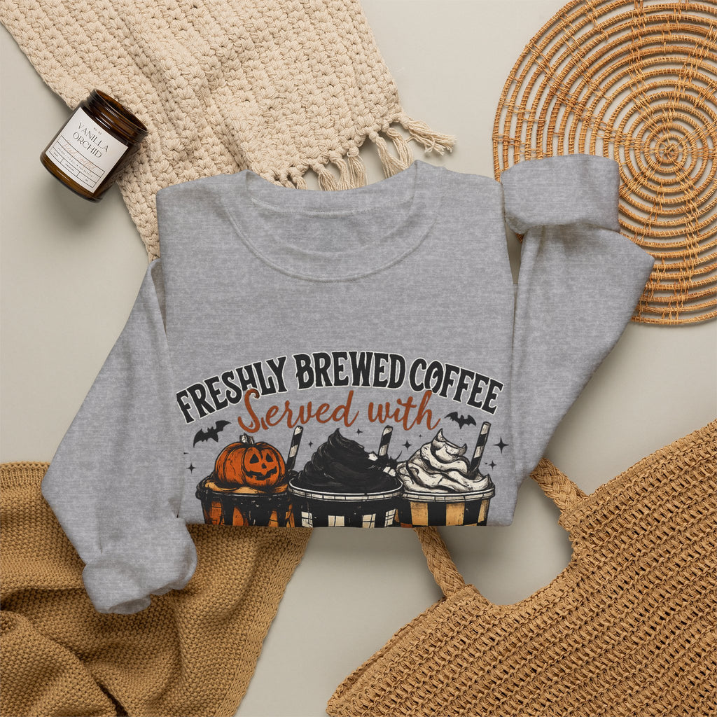 Halloween Coffee Sweatshirt