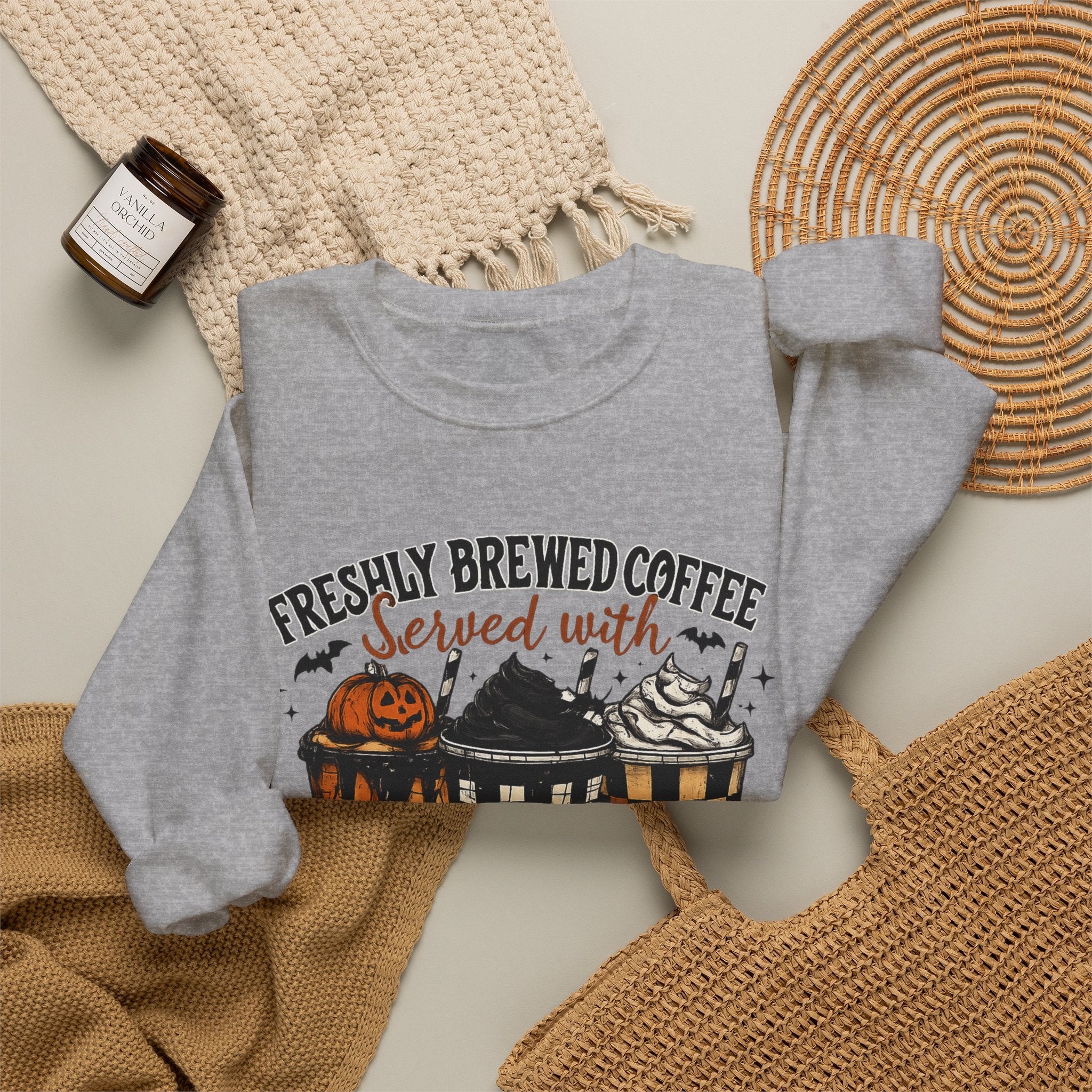Halloween Coffee Sweatshirt