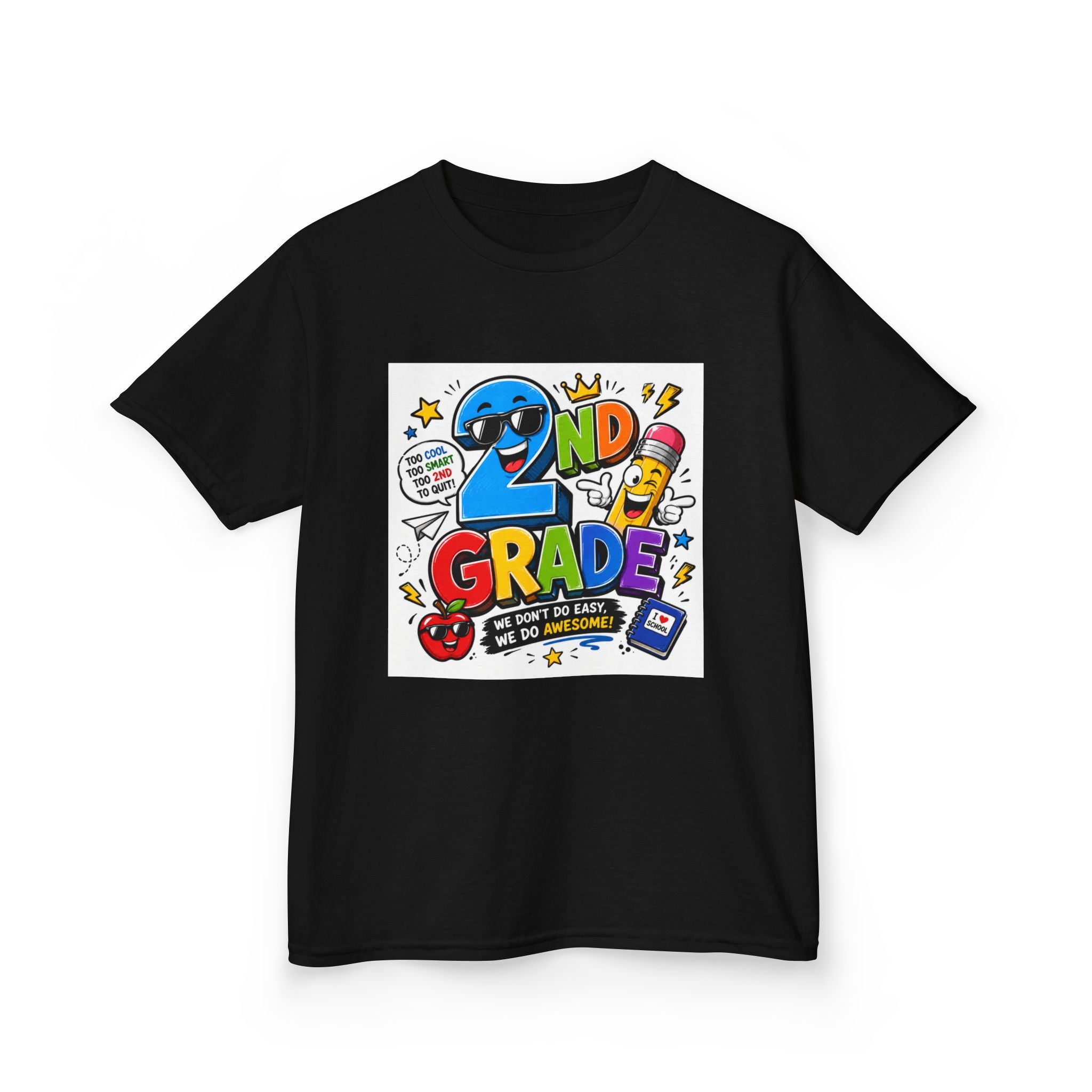 2nd Grade Kids Back to School Tee