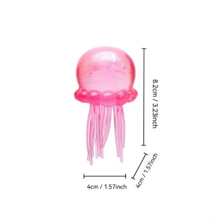 Beach Water Play Jellyfish Toy Outdoor Parent-child Interaction Item Jellyfish Stress Relief Squeeze Realistic Vent Jellyfish
