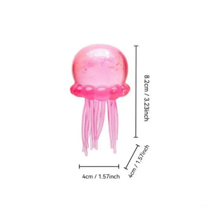 Beach Water Play Jellyfish Toy Outdoor Parent-child Interaction Item Jellyfish Stress Relief Squeeze Realistic Vent Jellyfish